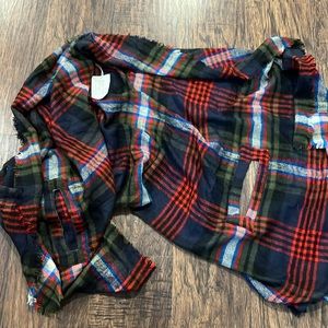 Grace and lace poncho scarf